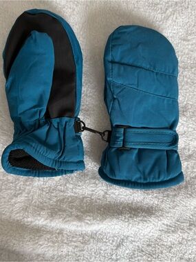 Amazon Kids Teal Blue Mittens